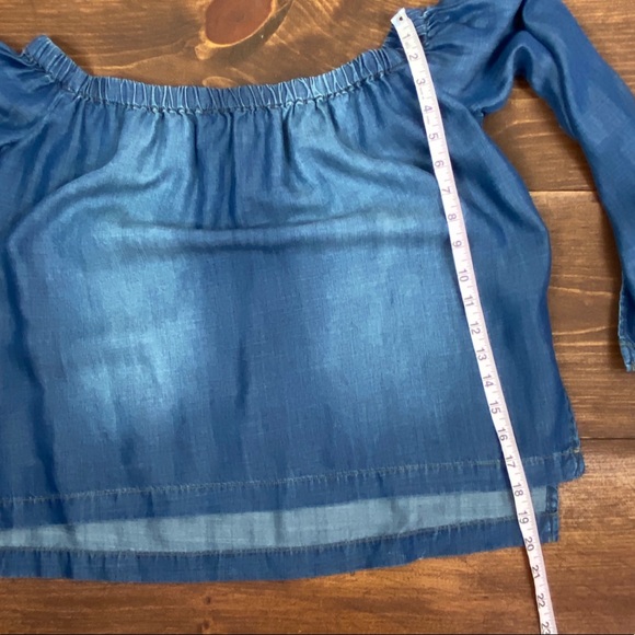 Anthro Cloth & Stone Chambray Blouse | G20-9 - Picture 12 of 13